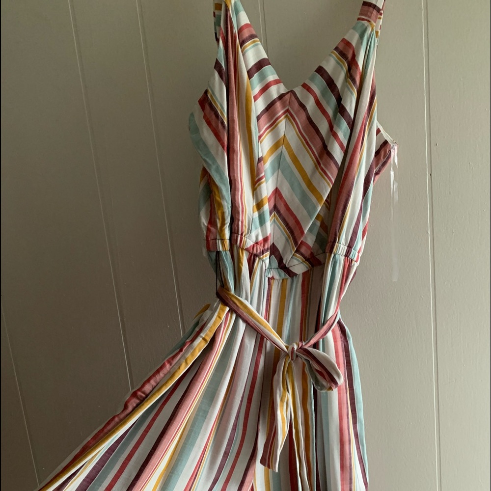 Striped Lane Bryant jumpsuit